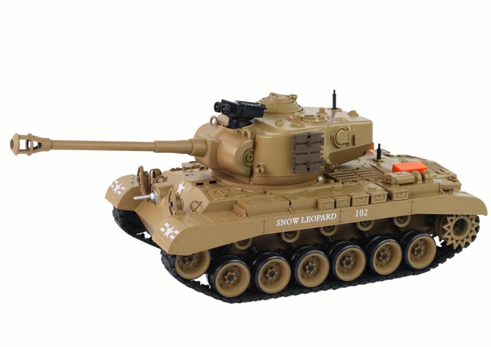 RC Tank 1:18 Skala: Kanon, Rök, Ljud, Ljus