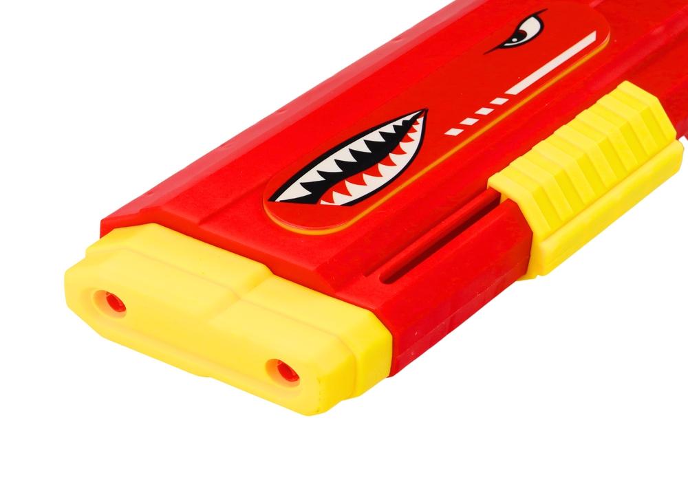 Rød 57 cm Shark Water Gun: Pump-action moro for barn!