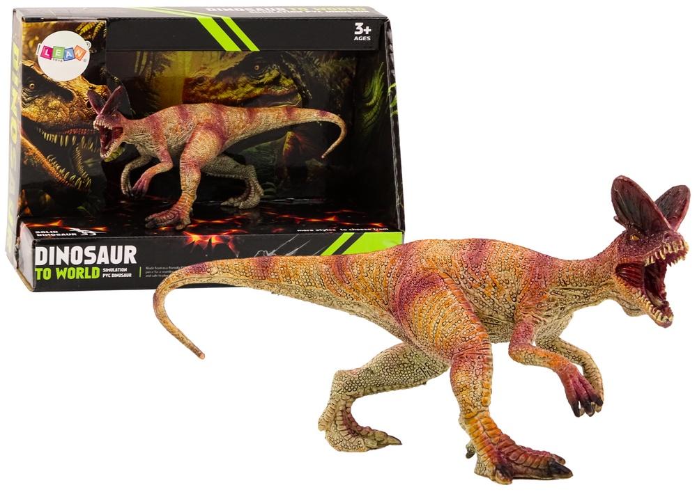 Rød Dilophosaurus figur - Ideel til samlere