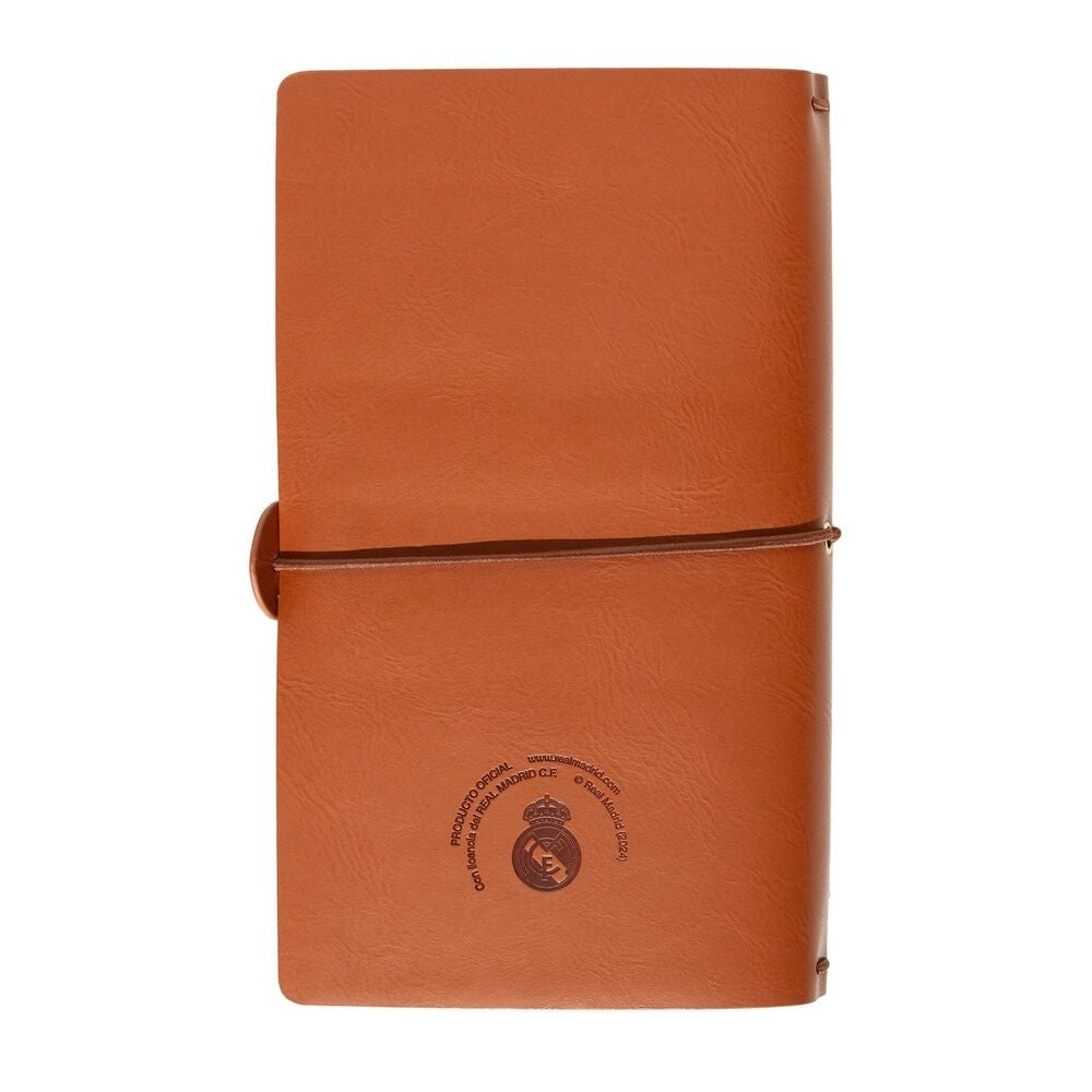 Real Madrid Travel Notebook, 80 sidor, perfekt för fans