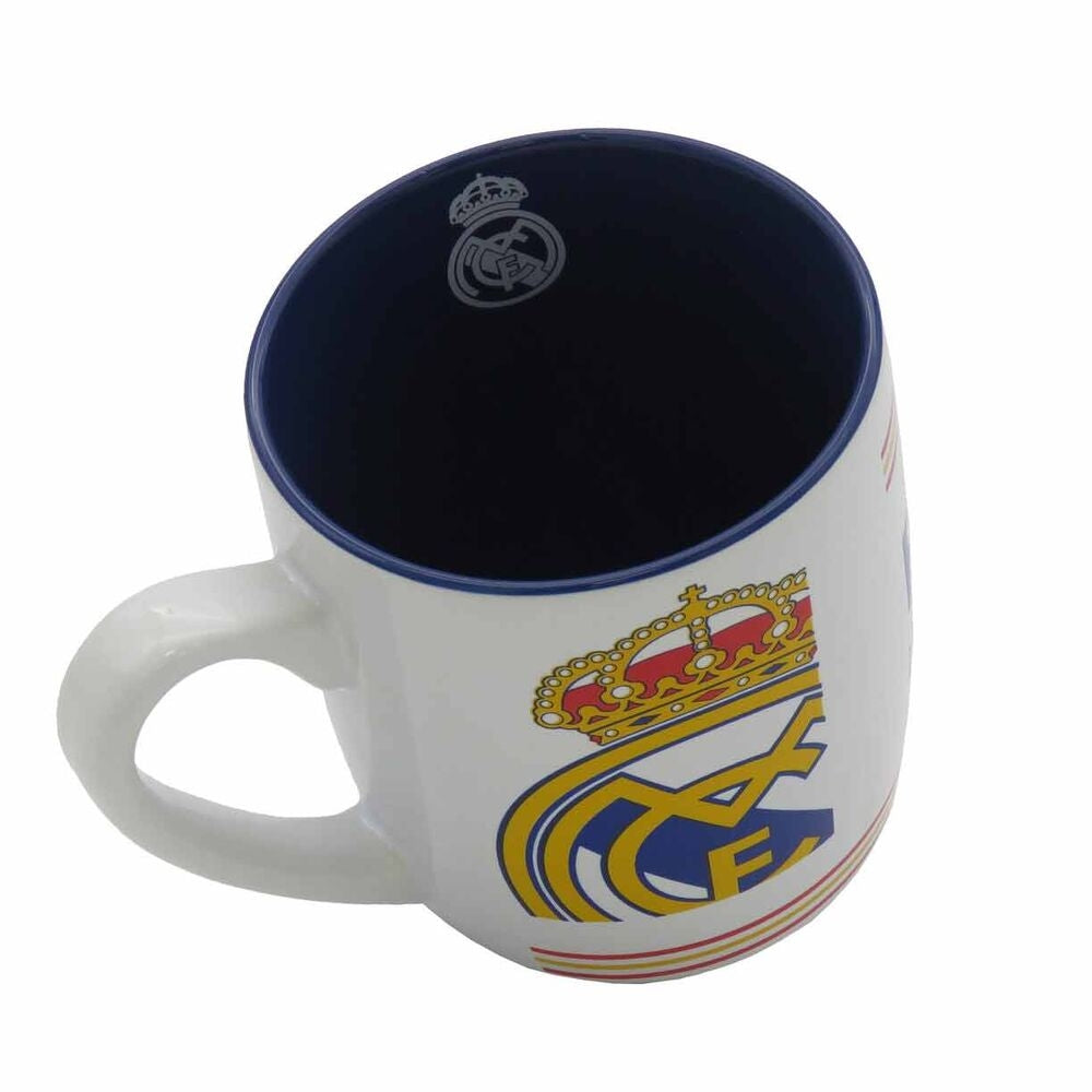 Real Madrid tvåfärgad 380 ml mugg för kaffe och te