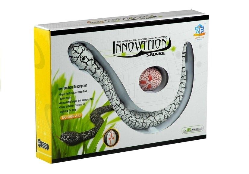 Realistic Remote-Controlled White Snake: Ultimate Prank Toy