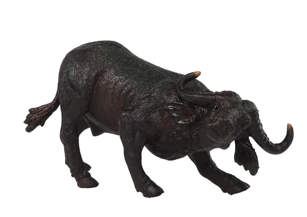 Realistisk Buffalo Calf Figurine Set - Perfekt för små utforskare