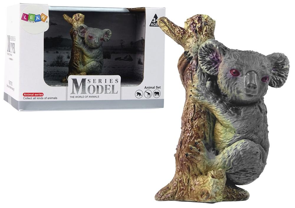 Realistisk Koala Tree Figurine - Perfekt för Mini Zoo Fun!