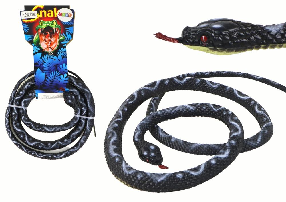 Realistisk sort PVC-gummi Coral Snake Toy - Sikkert og sjovt