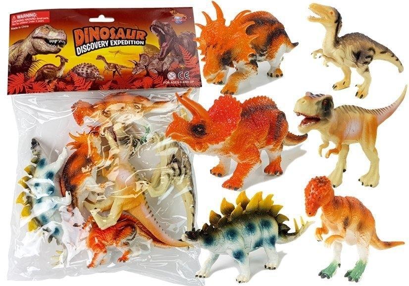 Realistiske dinosaurfigurer 6 stykker til børn