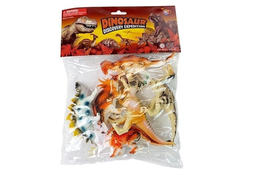 Realistiske dinosaurfigurer 6 deler for barn