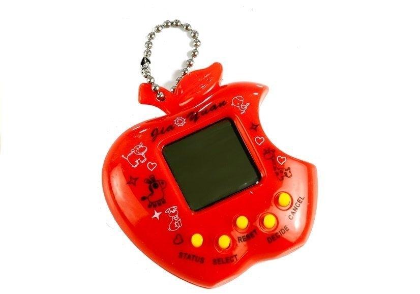 Red Apple Tamagotchi: Interactive Virtual Pet on Keychain