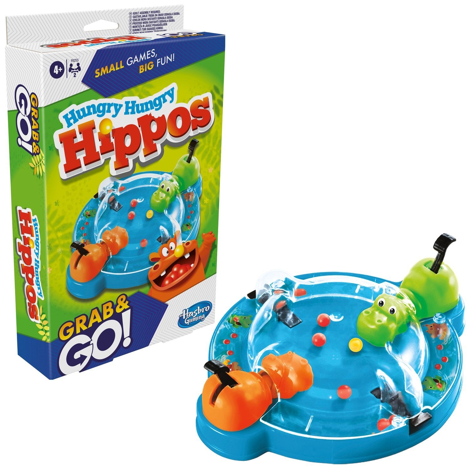 Rejsespil Hungry Hungry Hippos Grab&amp;Go