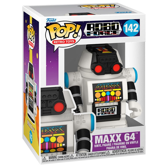 Robo Force MAXX 64 Action Figur med ledade leder