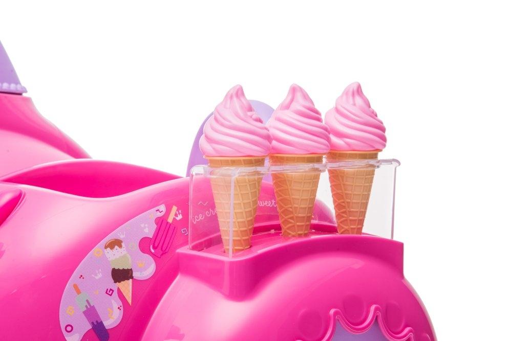 Pink Trehjulet cykel JT5258 med Ice Cream Shop Scooter - 8,7 kg