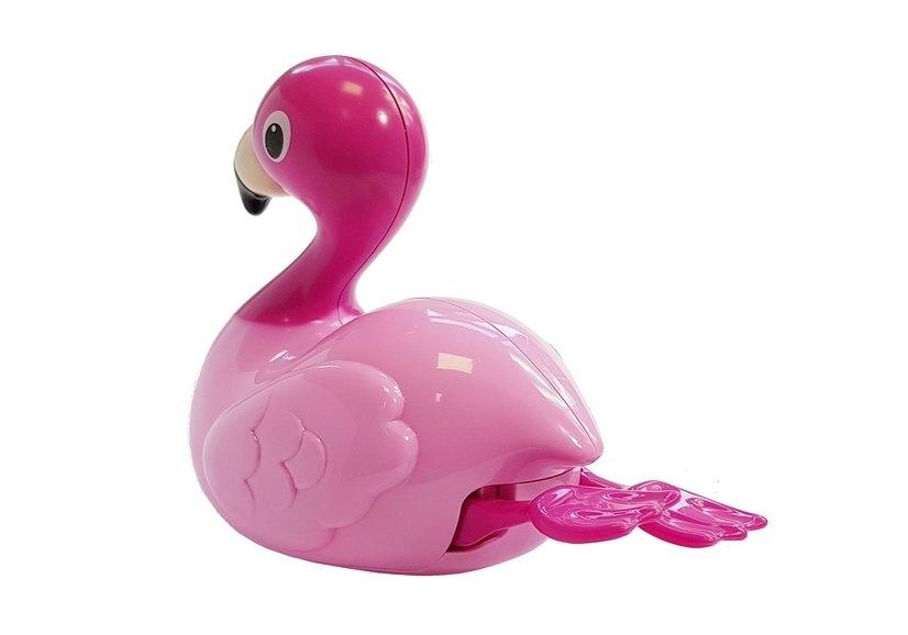 Pink Flamingo til bad: Flyder på vandet, legetøj 18 cm