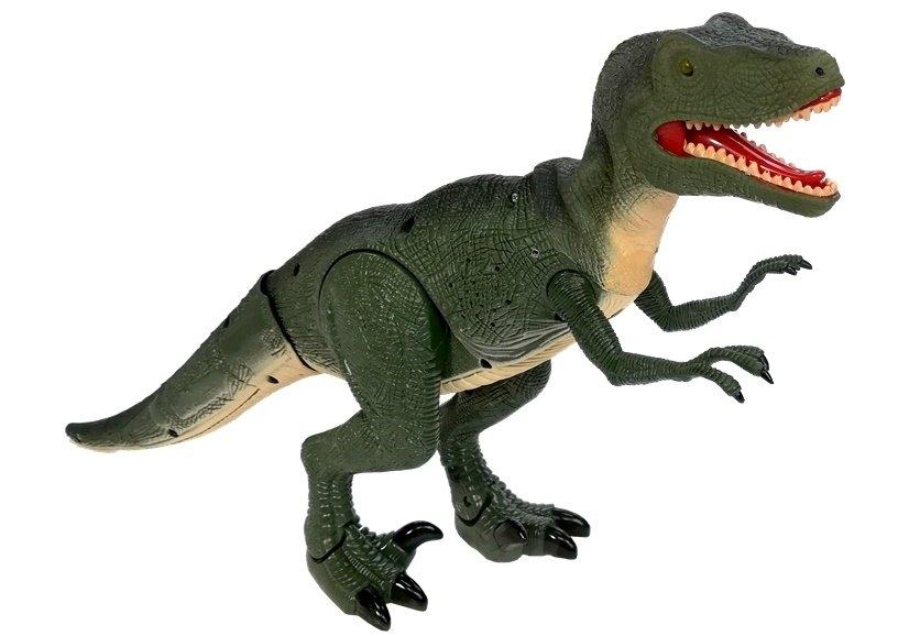 Brølende Velociraptor dinosaurleke med lys og bevegelse