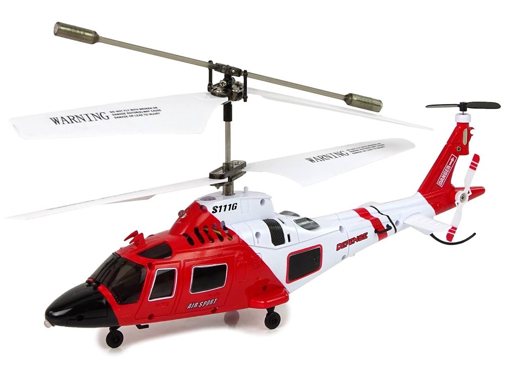 SYMA S111G GYRO RC Helikopter: 3-kanals, USB-laddning, enkel kontroll