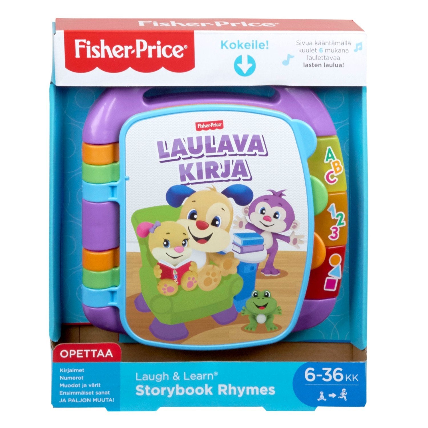 Fisher-Price Storybook Rhymes Bog finsk