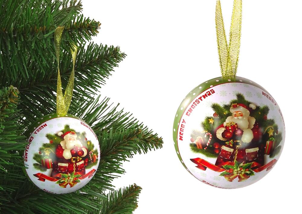 Santa Bauble i metall: Festlig träddekor och presenthållare