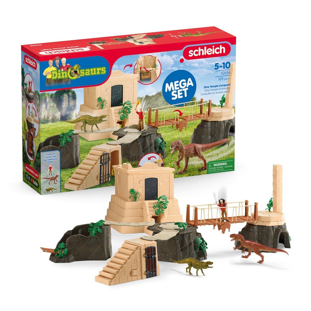 Schleich Dinosaurs Erobringen af ​​Dino-templet