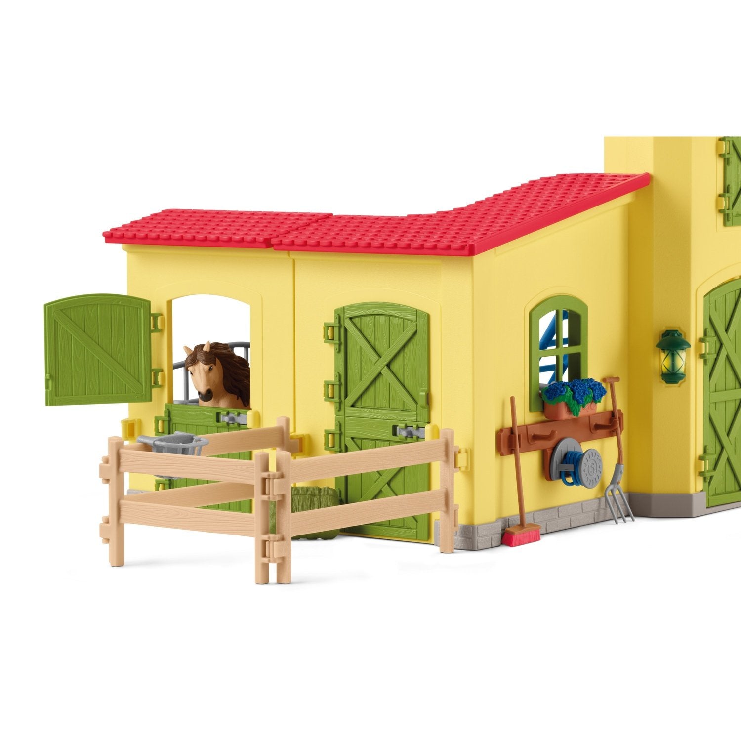 Schleich Farm World Playset Ponnybox Med Islandsponnyhingst