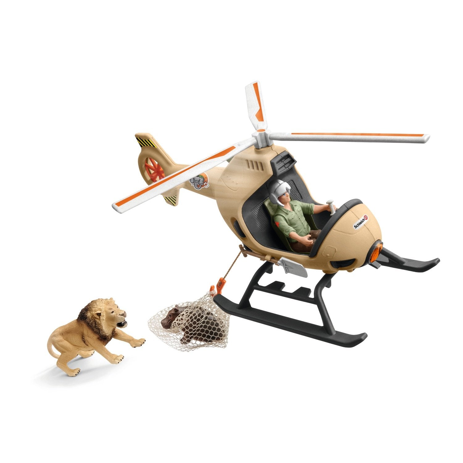 Schleich Wild Life Animal Rescue Helikopter