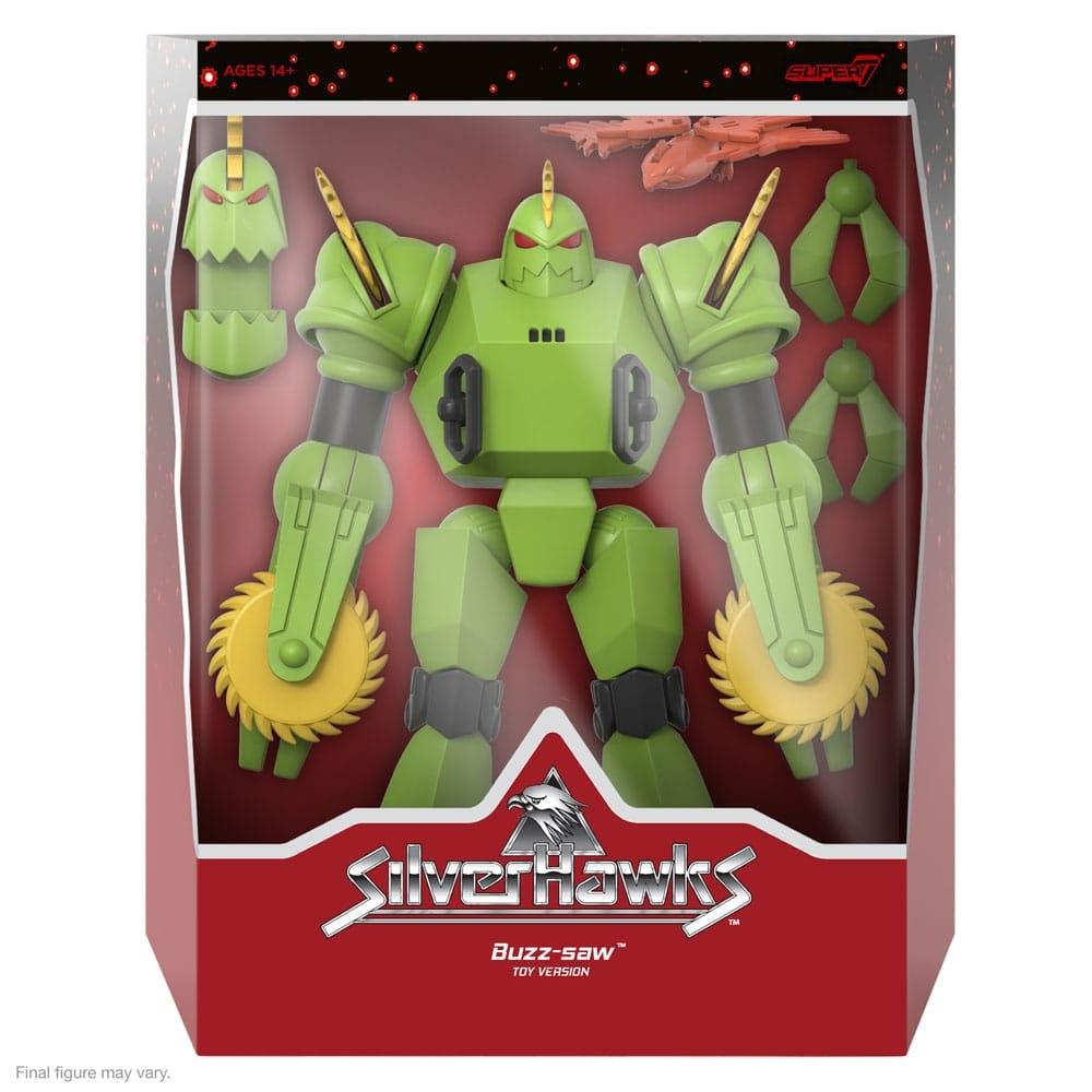 SilverHawks Ultimates Action Figur Buzz-Saw (leksaksversion) 18 cm