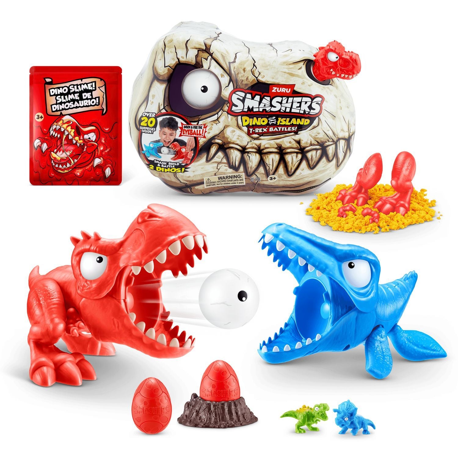 Smashers Playset Dino Island T-Rex Battle