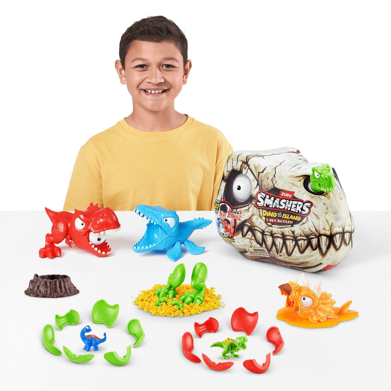 Smashers Playset Dino Island T-Rex Battle