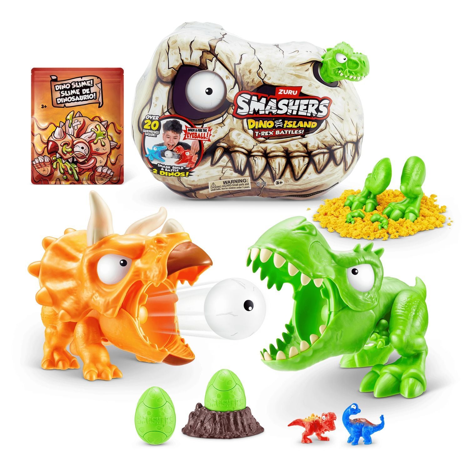 Smashers Playset Dino Island T-Rex Battle