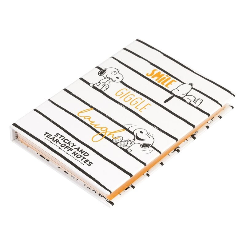 Snoopy Sticky Notes-anteckningsbok för enkel organisation, 100 ark