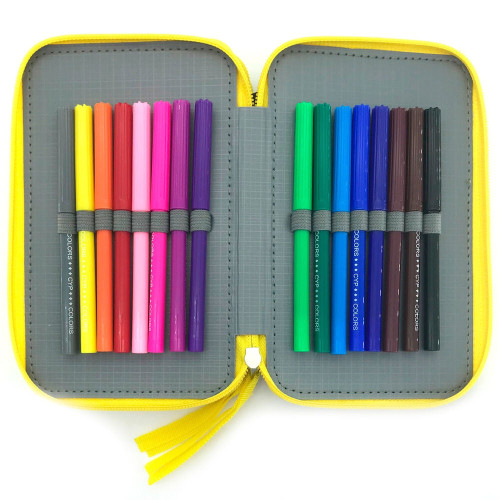 Snoopy pennfodral med dragkedja, slitstarkt material, rolig design