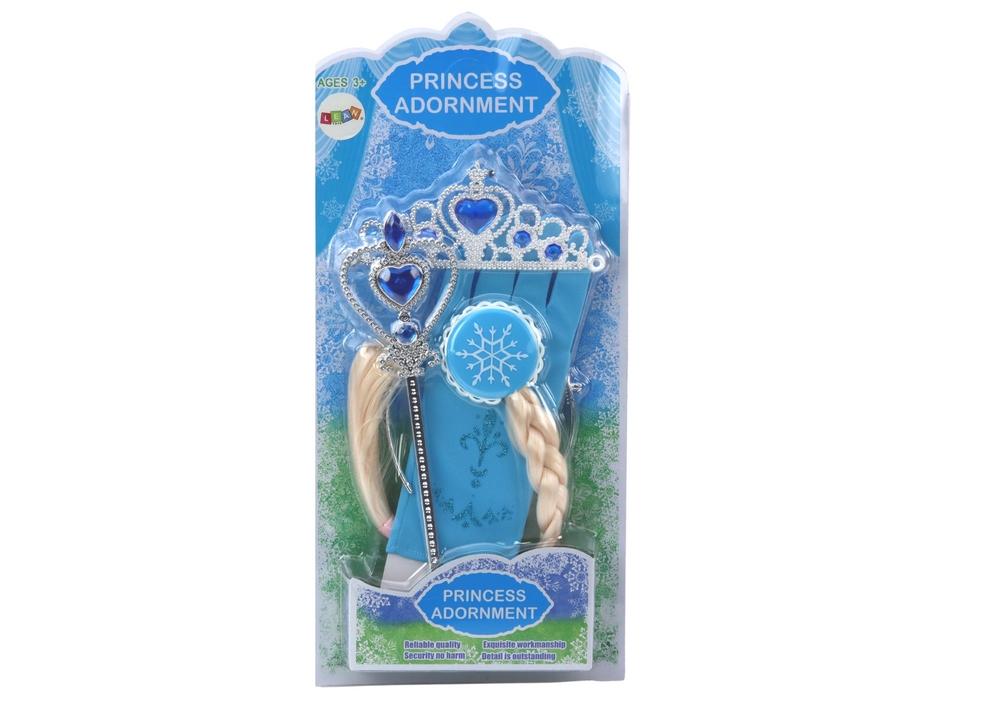 Snow Queen Princess Set: Tryllestav, hanske, krone og mer!