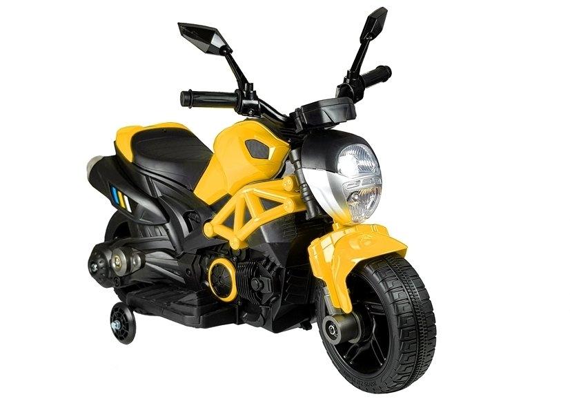 Solid Yellow Batteri Motorcykel GTM1188 med LED-lampor