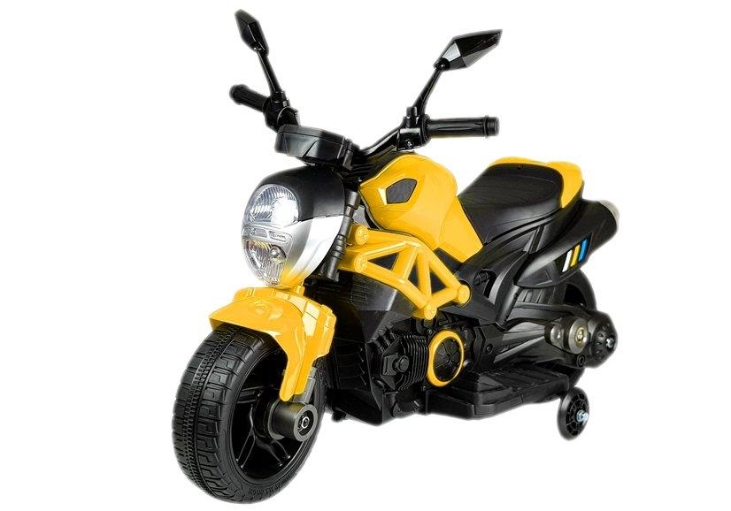 Solid Yellow Batteri Motorcykel GTM1188 med LED-lampor