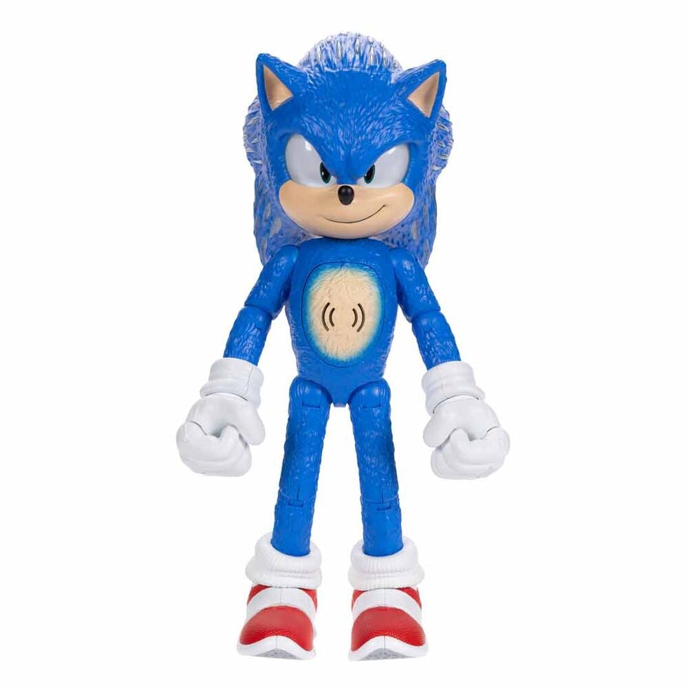 Sonic 3 interaktiv figur, 35 cm lång, filmsamlingsobjekt