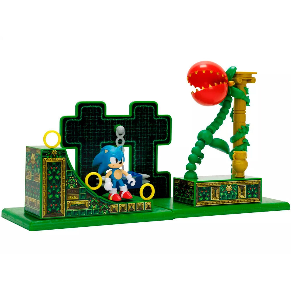 Sonic Stardust Speedway Zone lekset med tillbehör och figurer