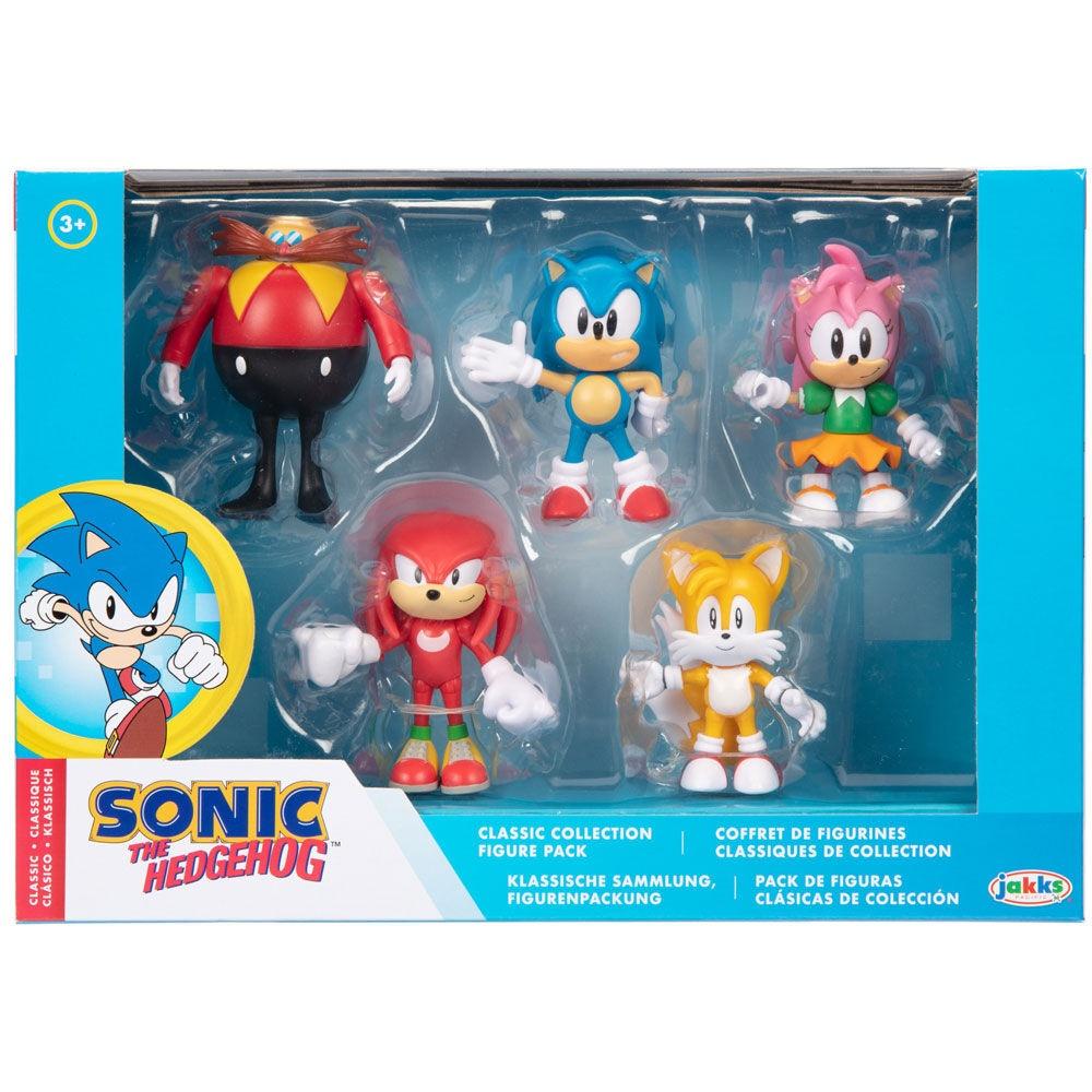 Sonic The Hedgehog pakke med 5 figurer 6 cm