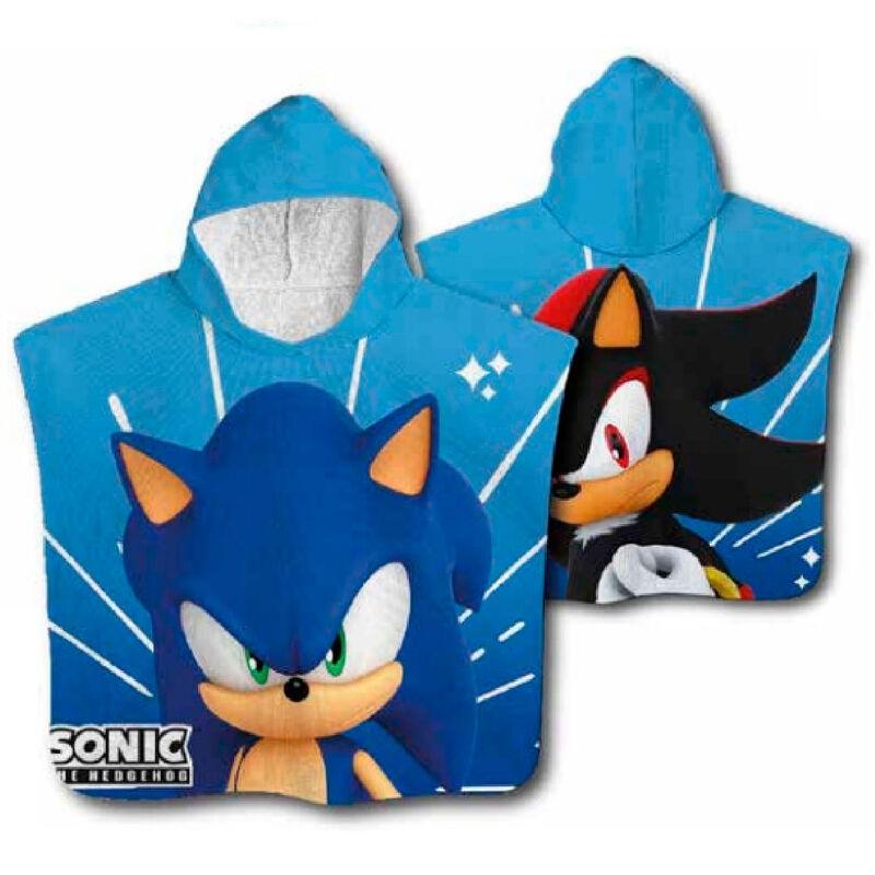 Sonic The Hedgehog ponchohandduk i mikrofiber