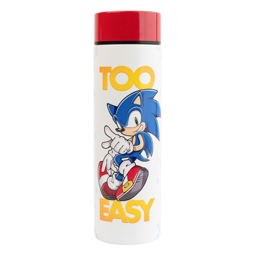 Sonic the Hedgehog 420ml vattenflaska i rostfritt stål