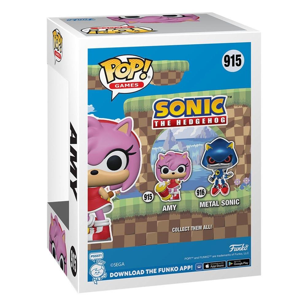 Sonic the Hedgehog POP! Spil Vinyl Figur Amy Rose 9 cm