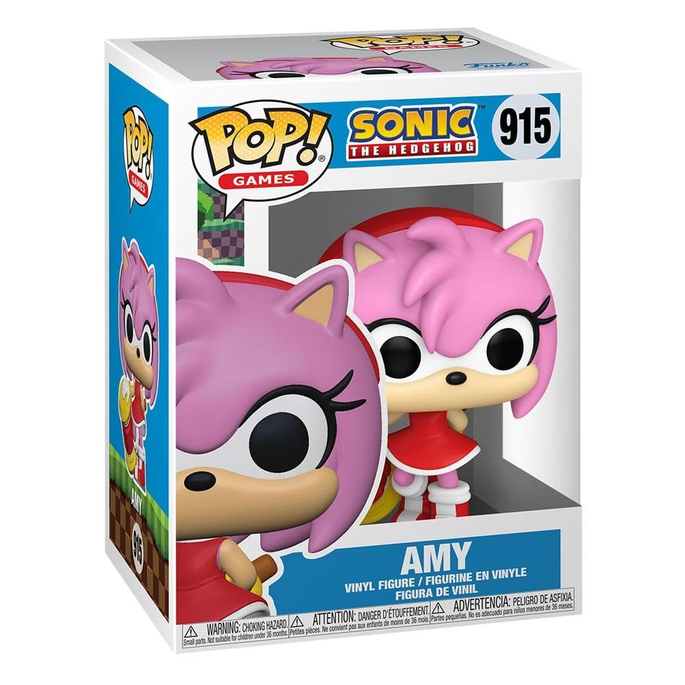 Sonic the Hedgehog POP! Spil Vinyl Figur Amy Rose 9 cm