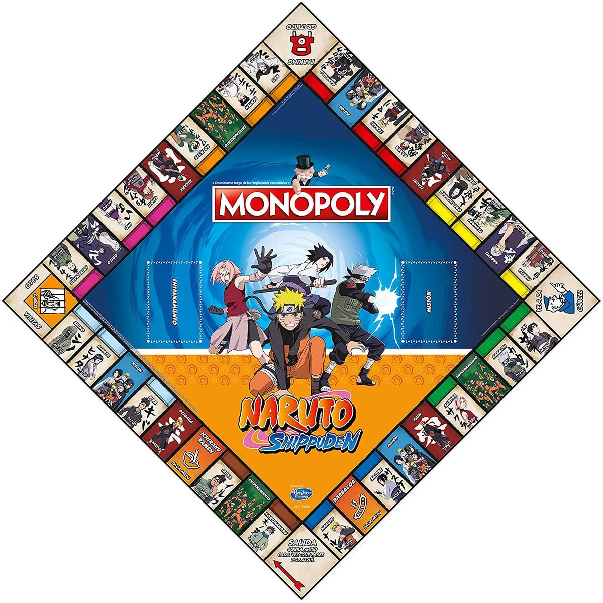 Spanskt monopolspel om Naruto Shippuden