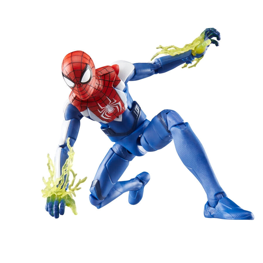 Spider-Man 2 Miles Morales uppgraderad kostymfigur, 15 cm