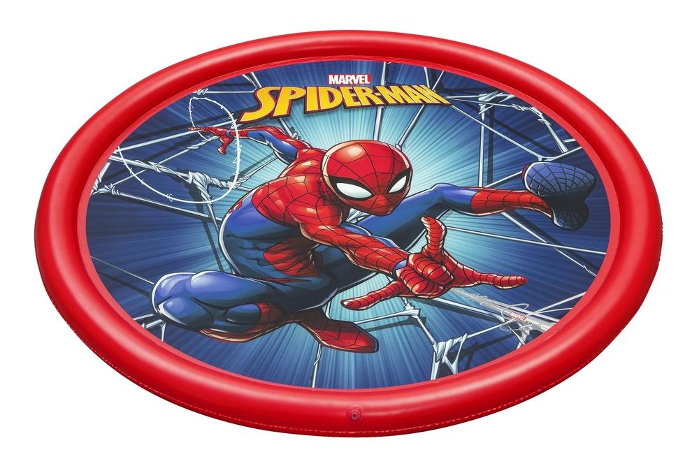 Spider-Man oppblåsbar sprutmatte med fontene, 165 cm