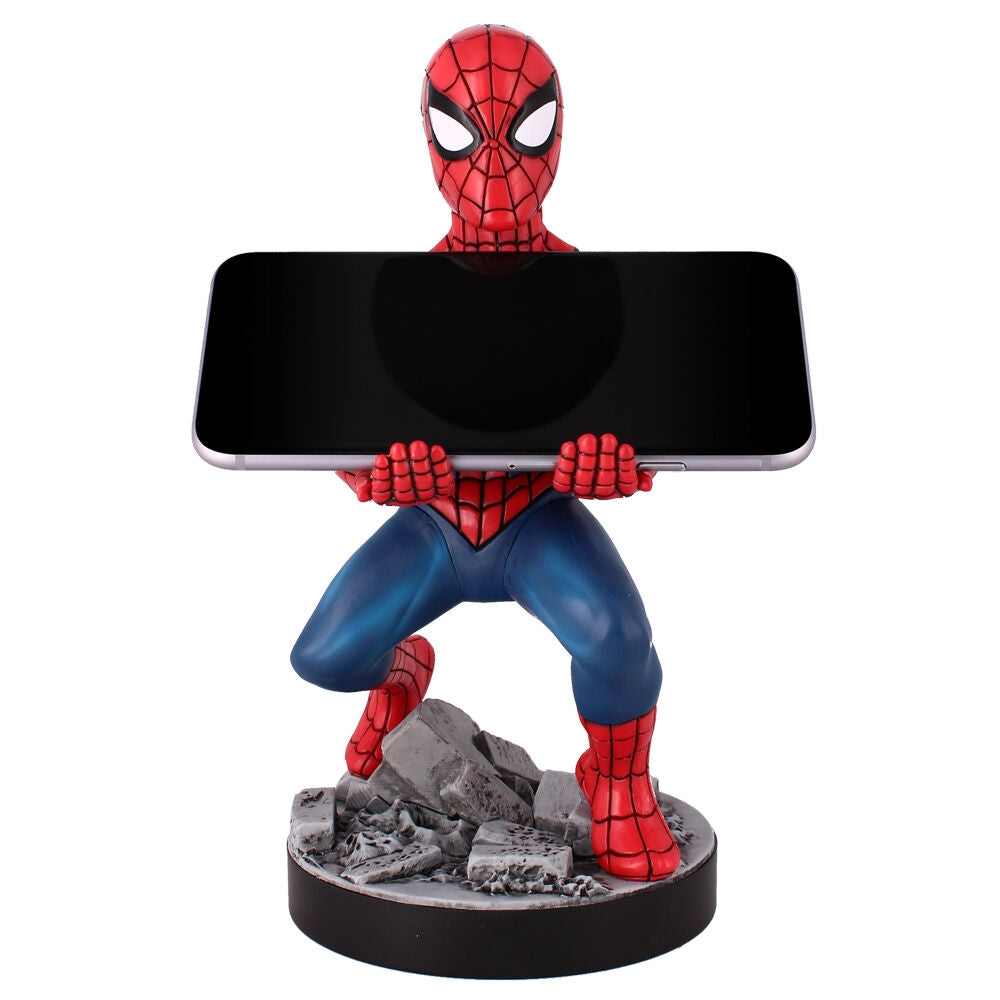 Spiderman figurklämningsfäste, 21 cm Cable Guy Display