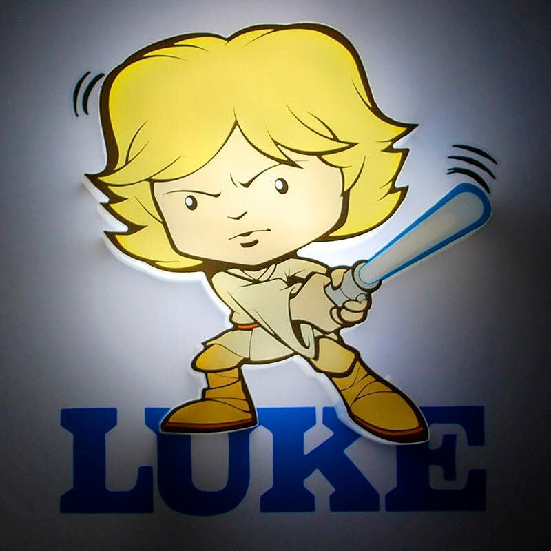 Star Wars 3D Light FX minilampa - Luke Skywalker Design