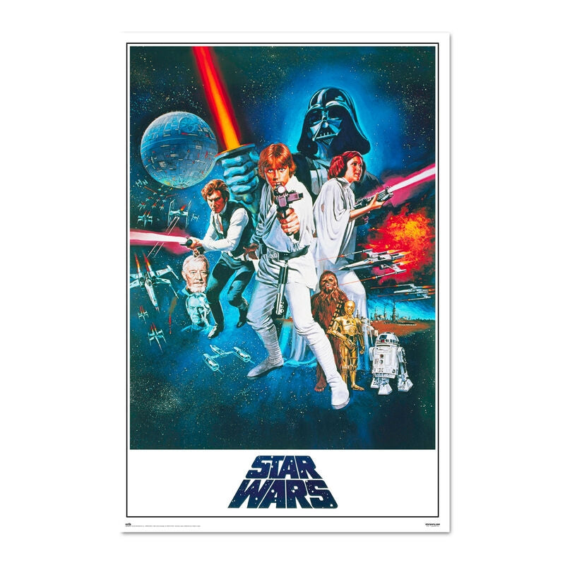 Star Wars A New Hope Episod IV filmaffisch, 24x36 tum