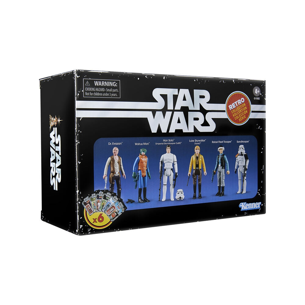 Star Wars Actionfigurer Set om 6, 9,5 cm lång