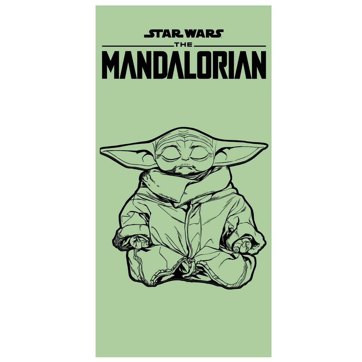 Star Wars Mandalorian Cotton strandhåndklæde