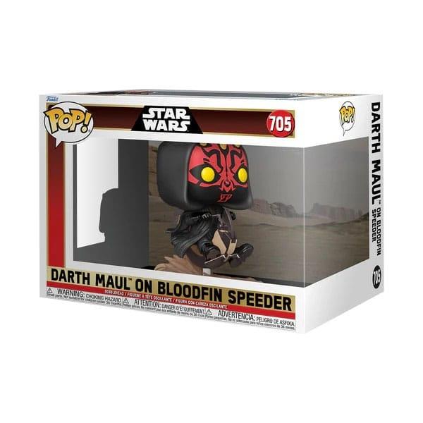 Star Wars POP! Rider Deluxe Vinyl Darth Maul på Bloodfen 9 cm