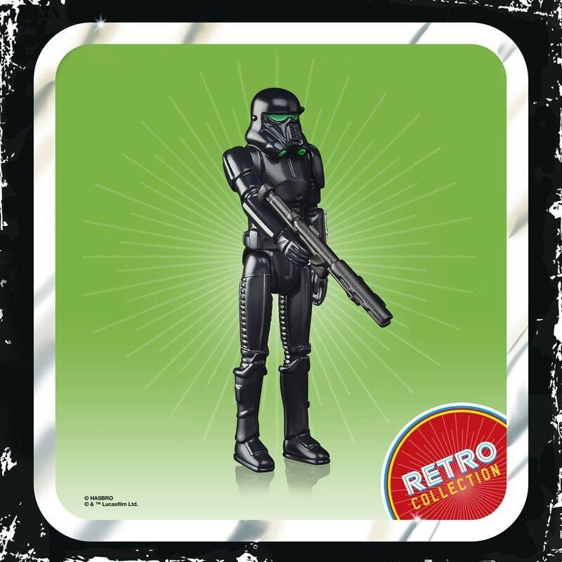 Star Wars Den Mandalorian retro kollektion Imperial Death Trooper figur 9,5 cm