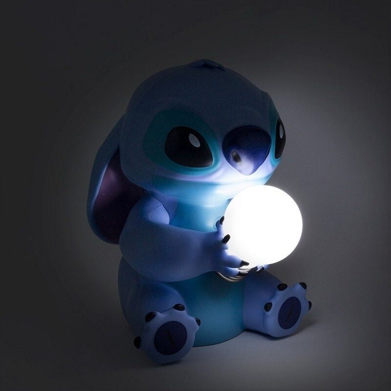 Stitch Bulb Lampa, 16cm, perfekt för barnrum